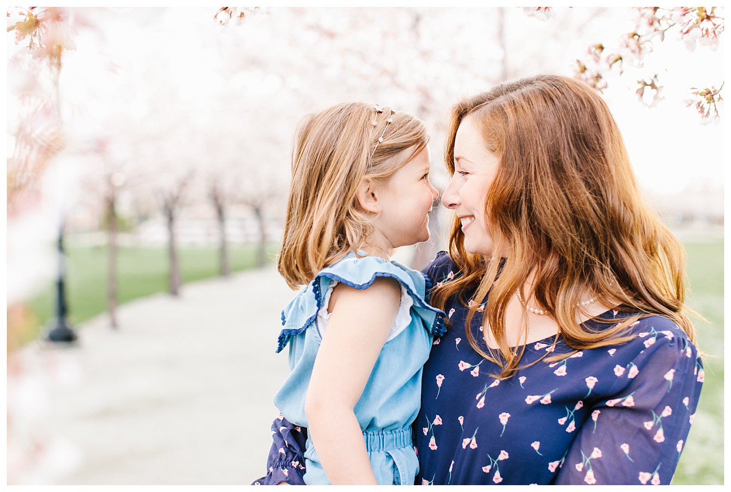 dreamy cherry blossom child photography