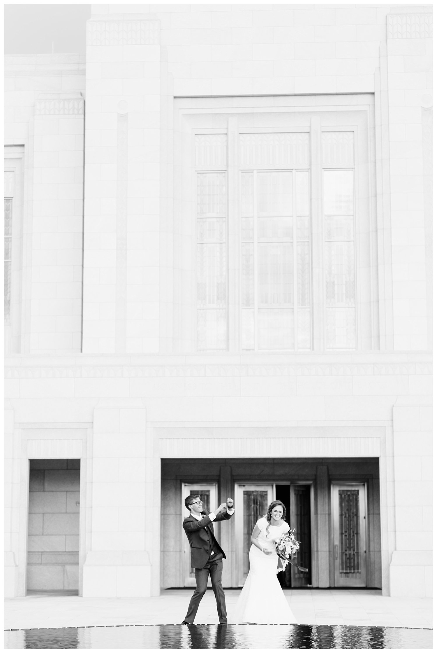 Ogden Utah temple wedding