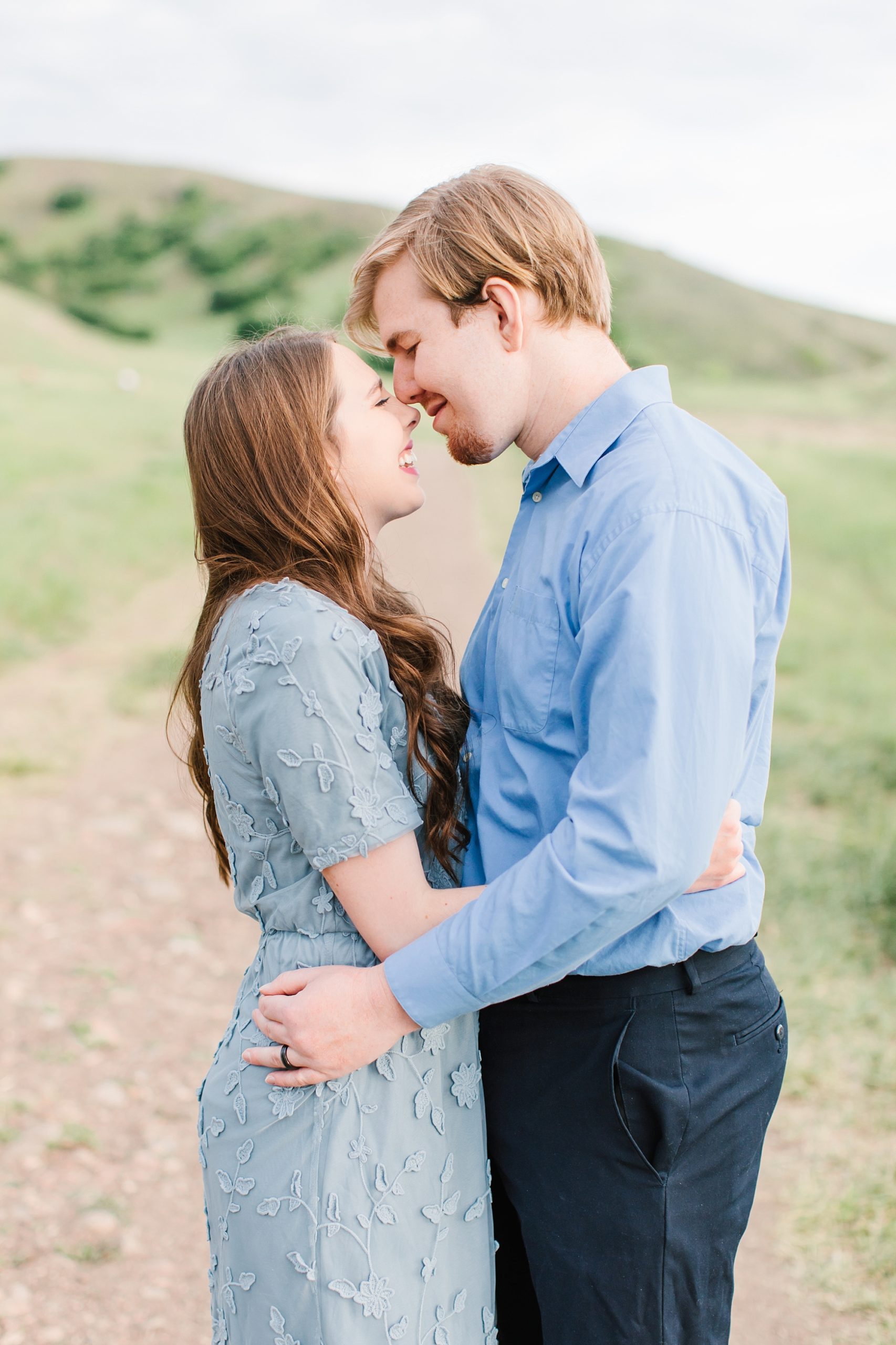 Fresh and Natural engagement session at Tunnel Springs Utah