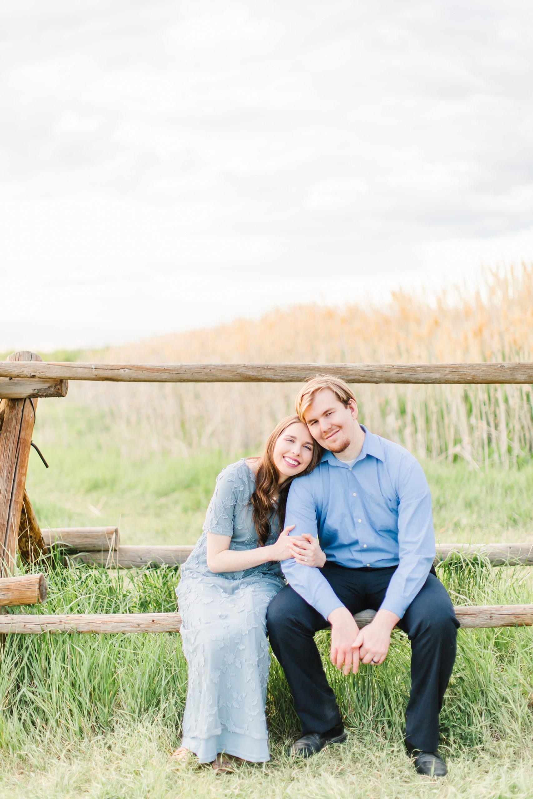 Fresh and Natural engagement session at Tunnel Springs Utah