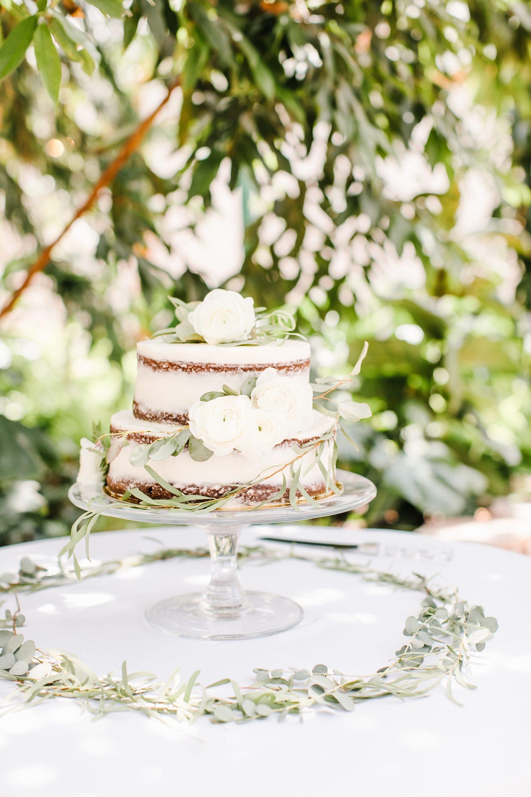 Highland Gardens reception: Wedding Cake