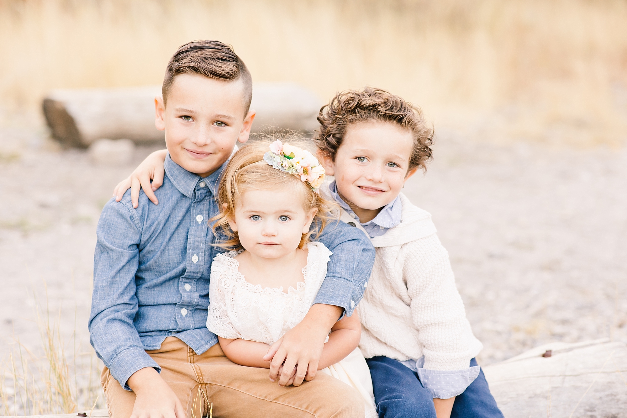 Getting your outfits together for family photos can be so hard! Layering is one of my favorite ways to bring some more texture and visual interest into the photograph. It's also helpful to keep to the basics!