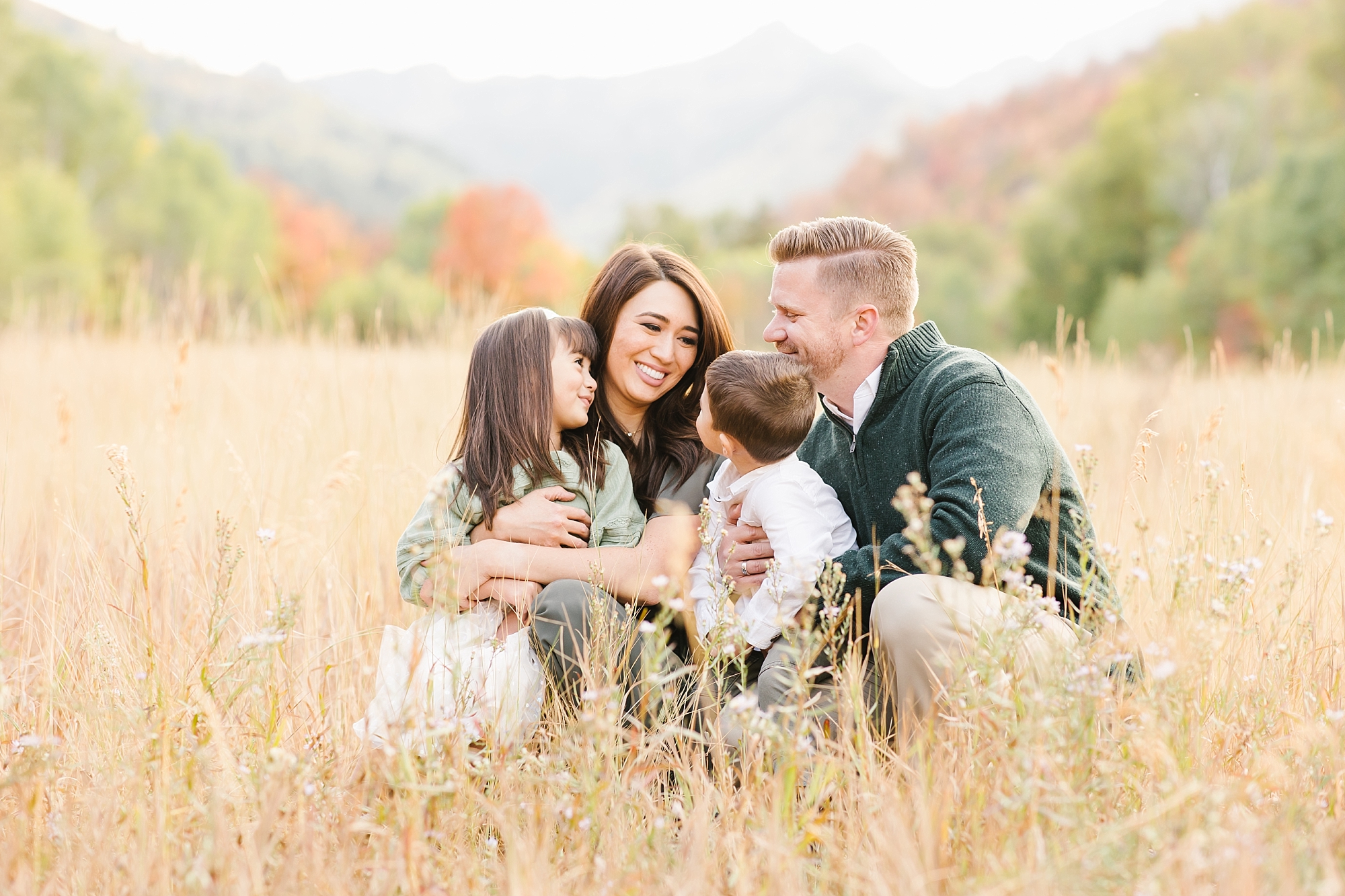 Coordinating the look for your Elegant Utah Fall Family Session
