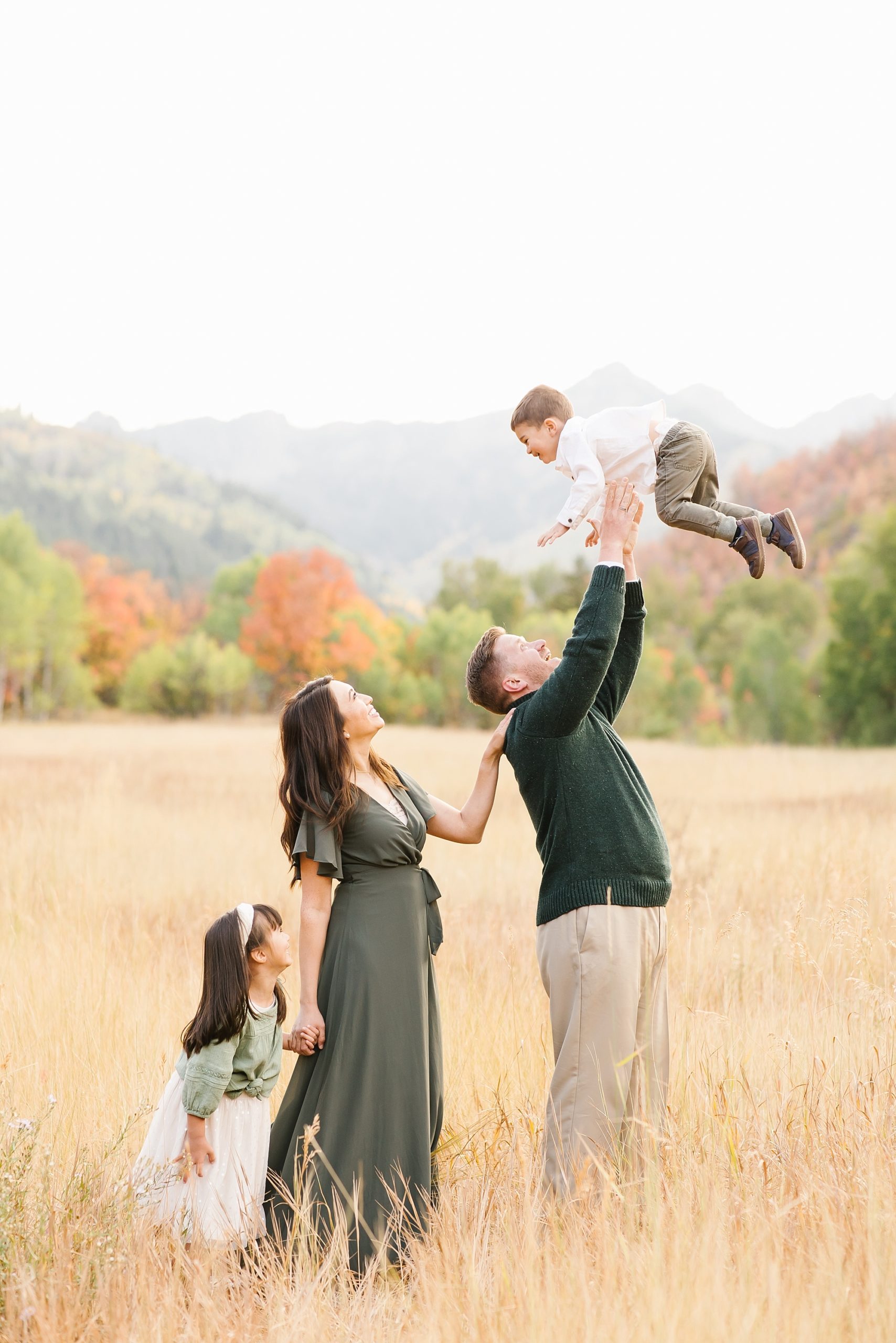 Creating a fun and timeless family portrait session