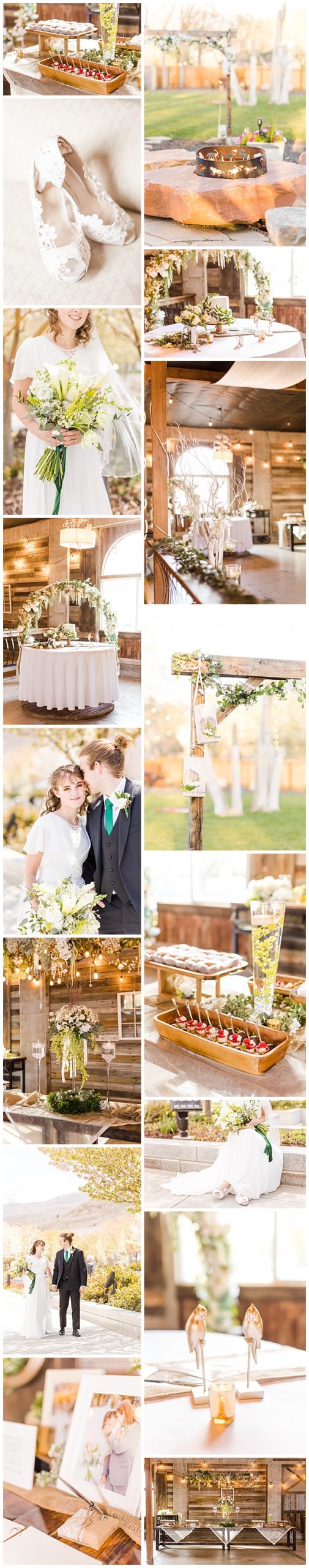Wedding Venue in Layton Utah: Hideaway on Angel. Beautiful rustic barn with a cozy interior and spacious backyard where guests can enjoy a fire and yard games