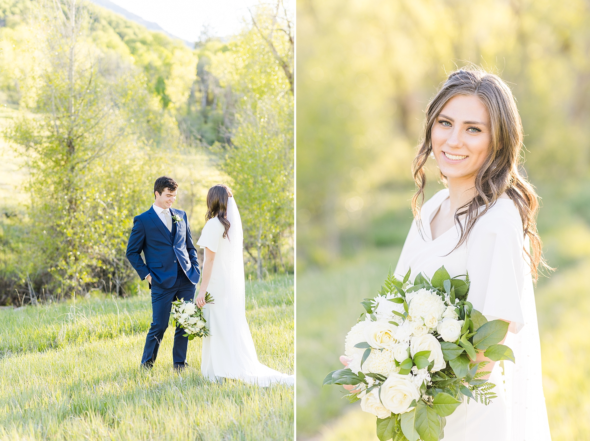 First look and formals session in Utah