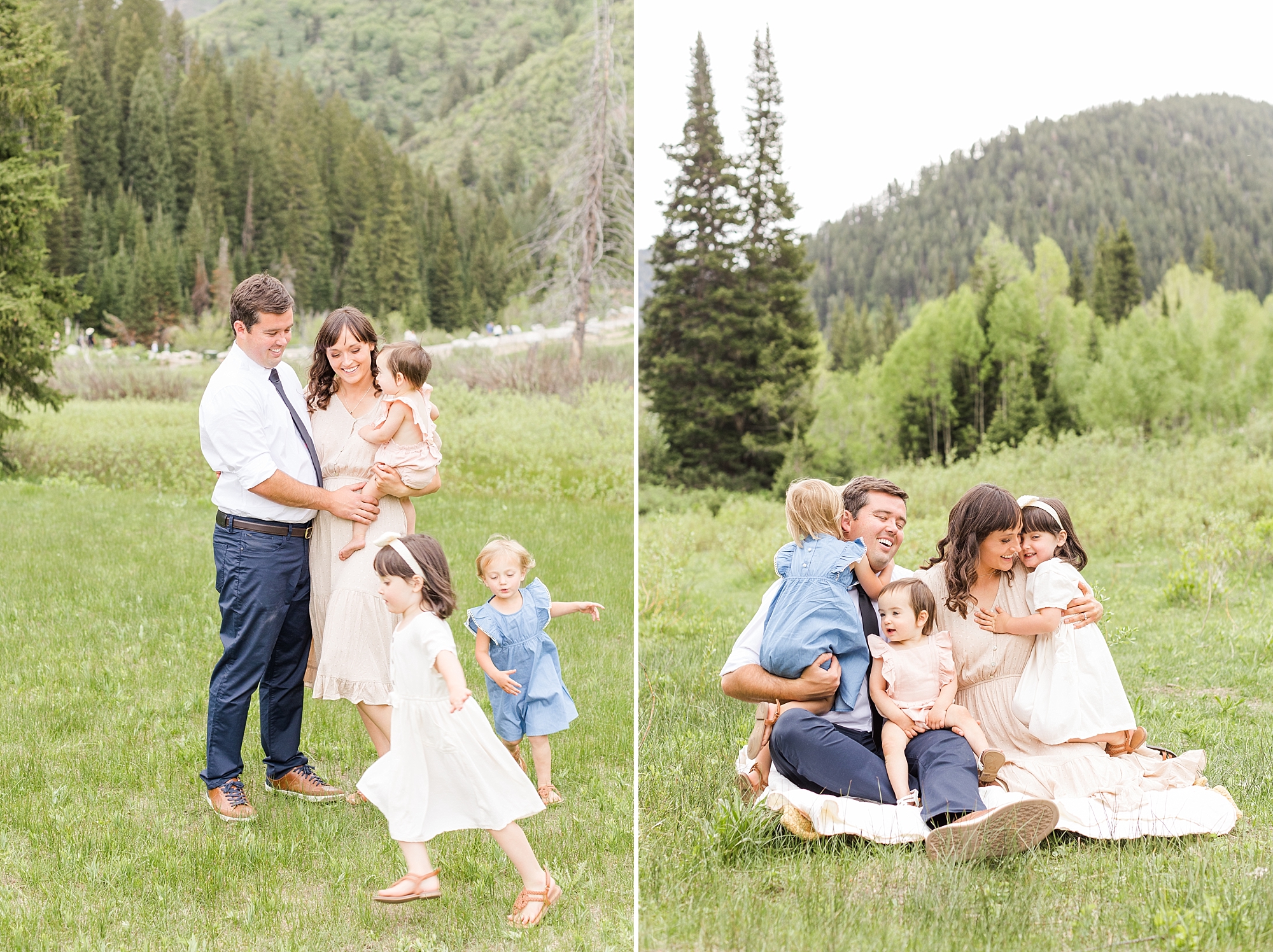Summer family photos in SLC Utah