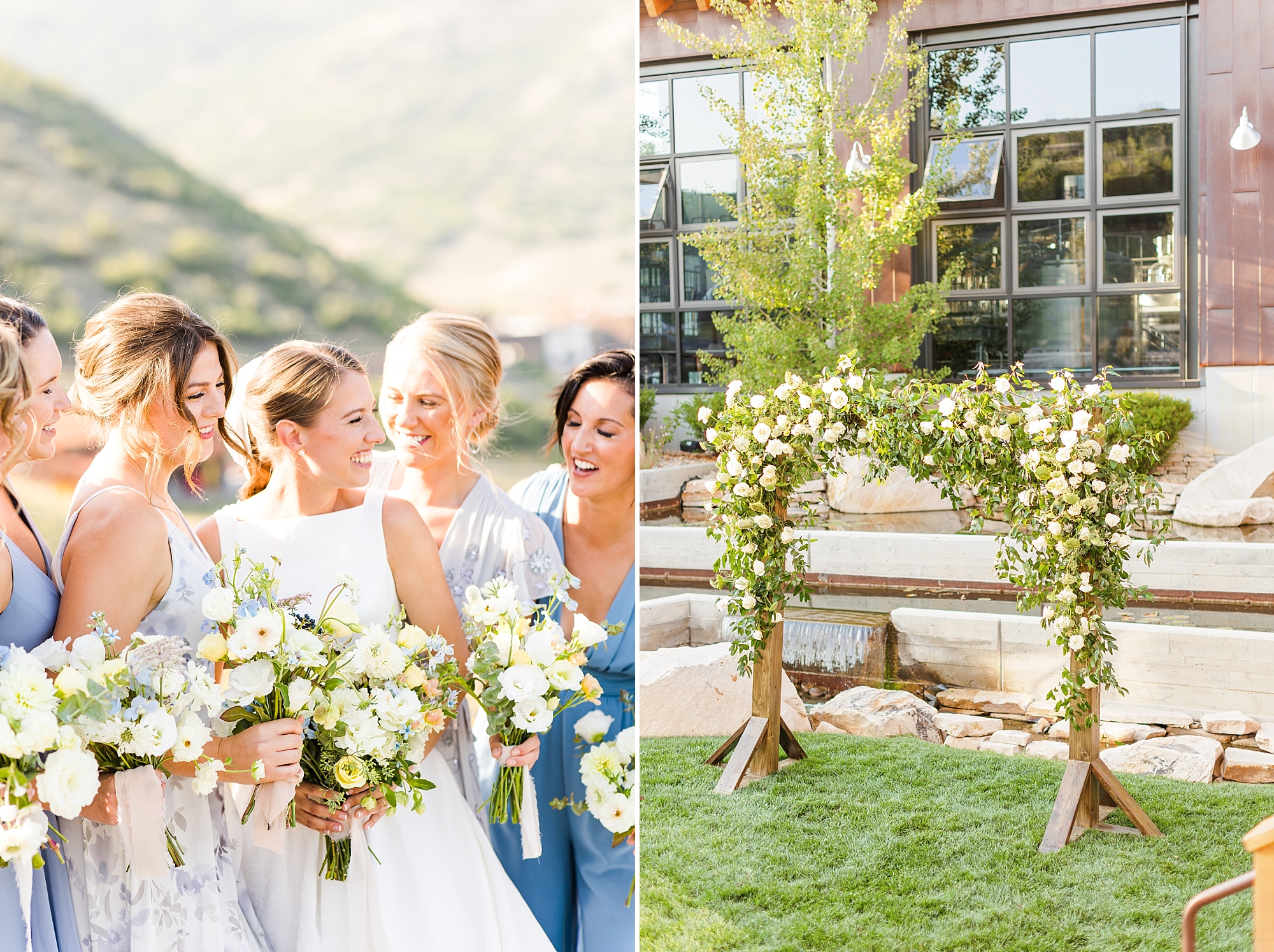 Refined and romantic wedding in Park City Utah