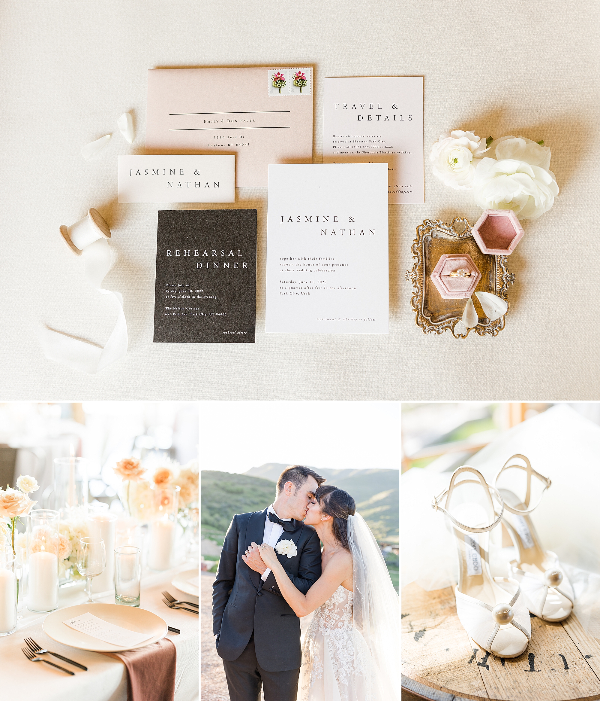 Sophisticated Summer Wedding at High West Distillery, Wanship UT | Jasmine & Trevor