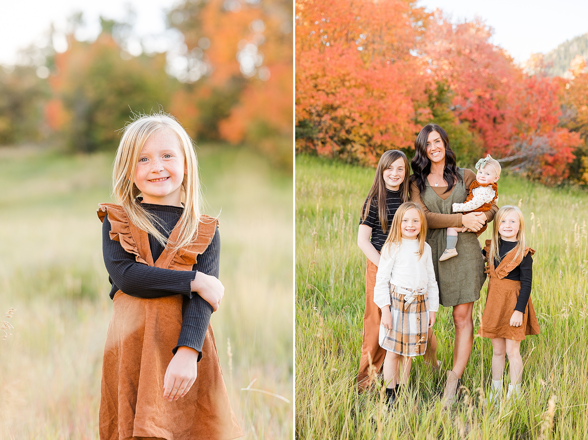 Fall family photos in Utah County