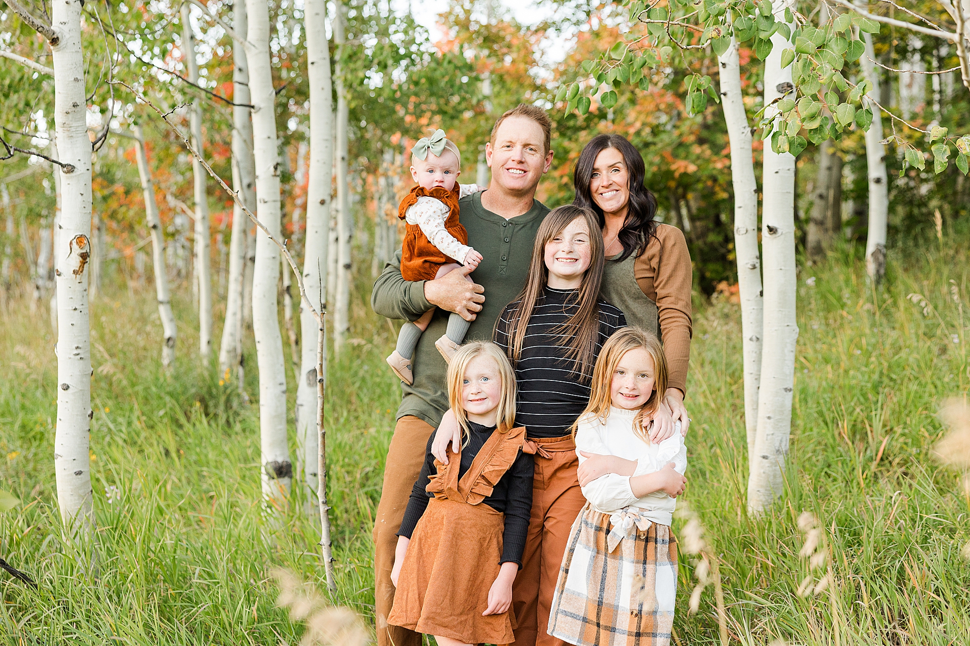Fall family photos in Provo Canyon Utah